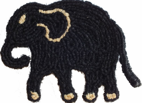 kleiner schwarzer Elefant